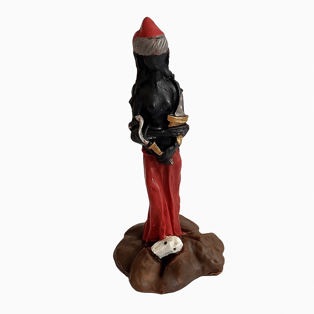 IMAGEM EM RESINA ORIXÁ IANSÃ MINI 7CM