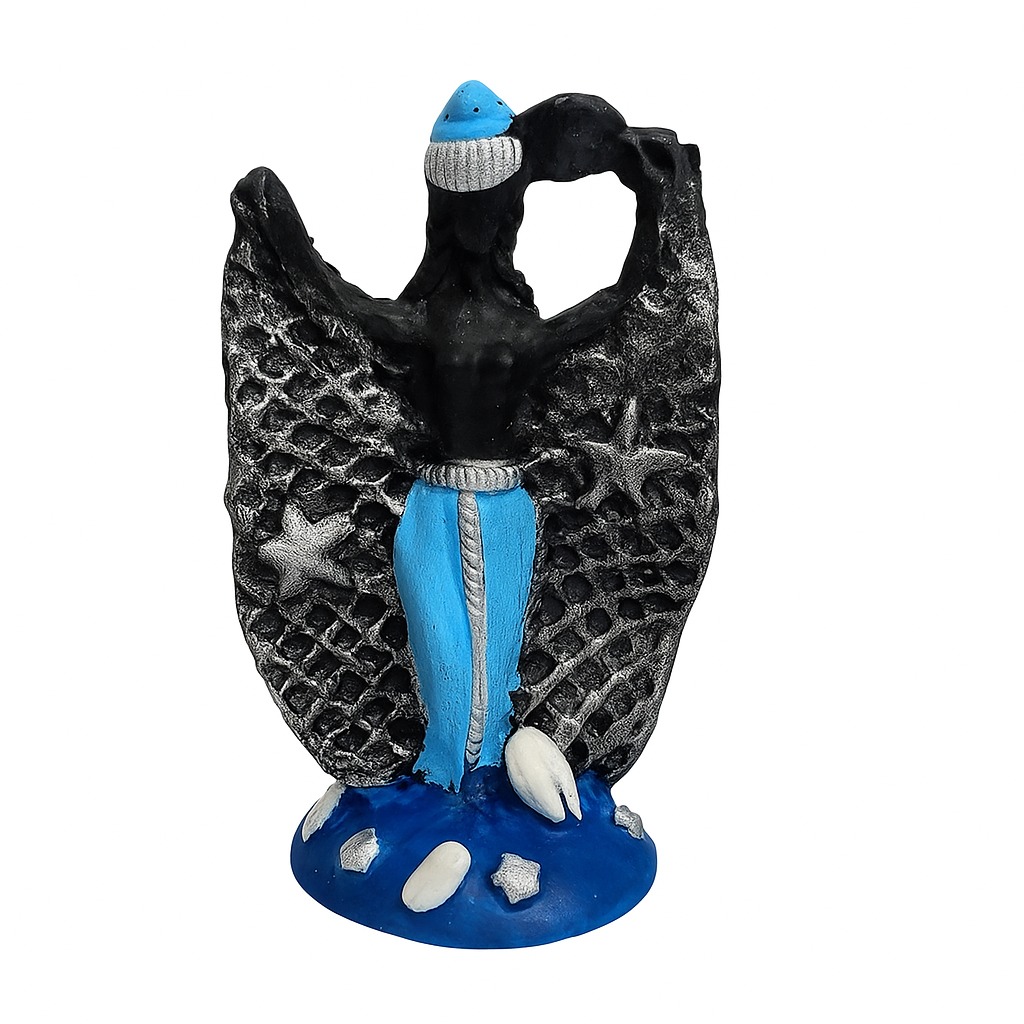 IMAGEM EM RESINA ORIXÁ IEMANJÁ MINI 7CM