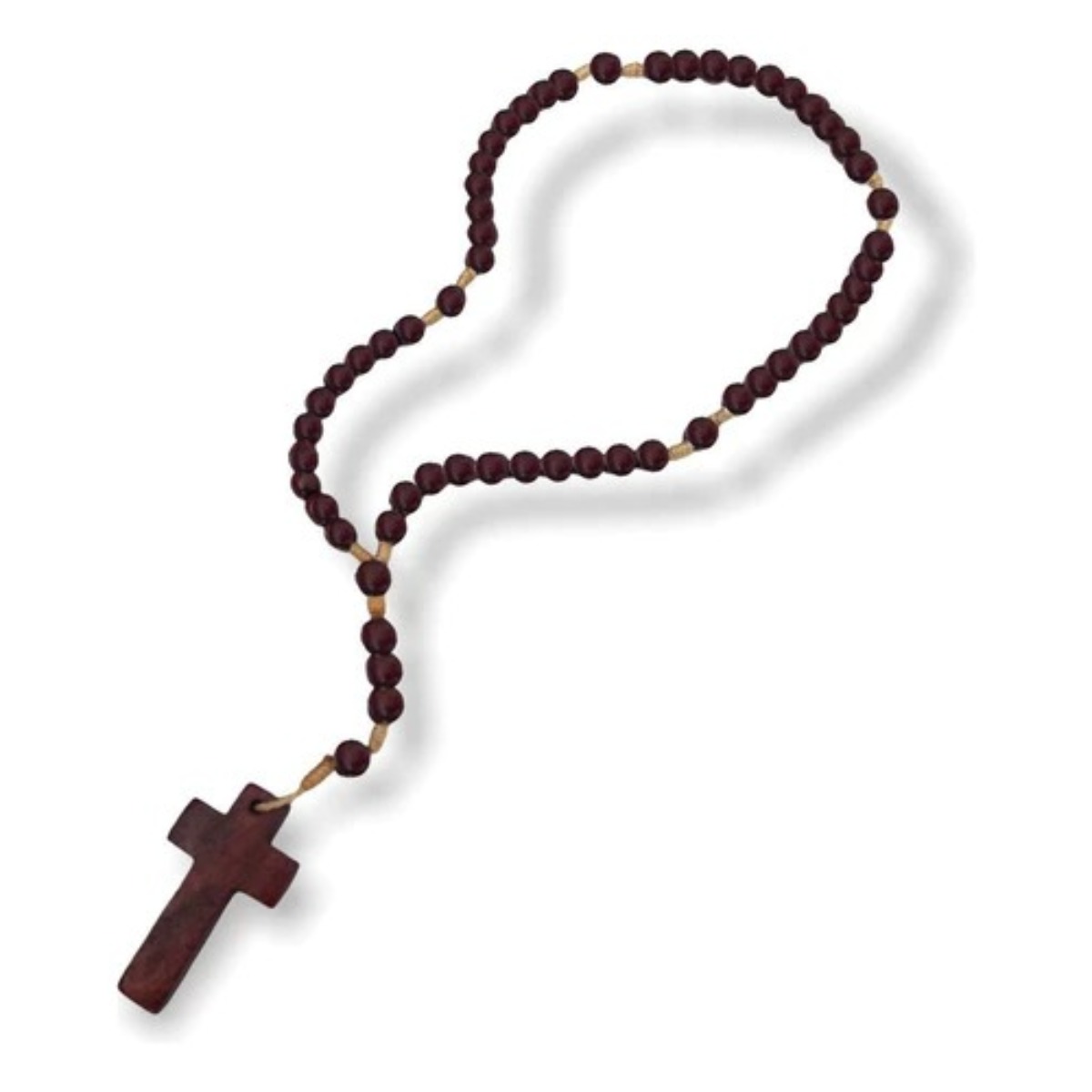 TERÇO DE MADEIRA PEQUENO SIMPLES