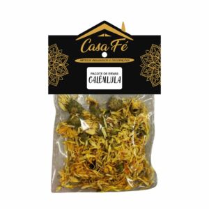 PACOTE DE ERVAS CALÊNDULA 10G - CASA FÉ