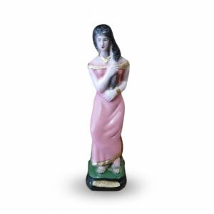 IMAGEM EM GESSO CIGANA ROSA 21CM