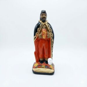 IMAGEM EM GESSO EXU PINGA FOGO 21CM