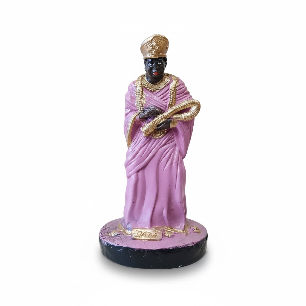 IMAGEM EM GESSO ORIXÁ NANÃ 23CM