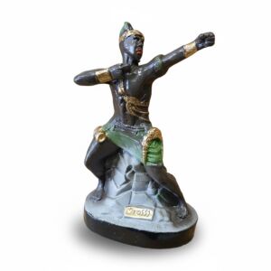 IMAGEM EM GESSO ORIXÁ OXÓSSI 21CM