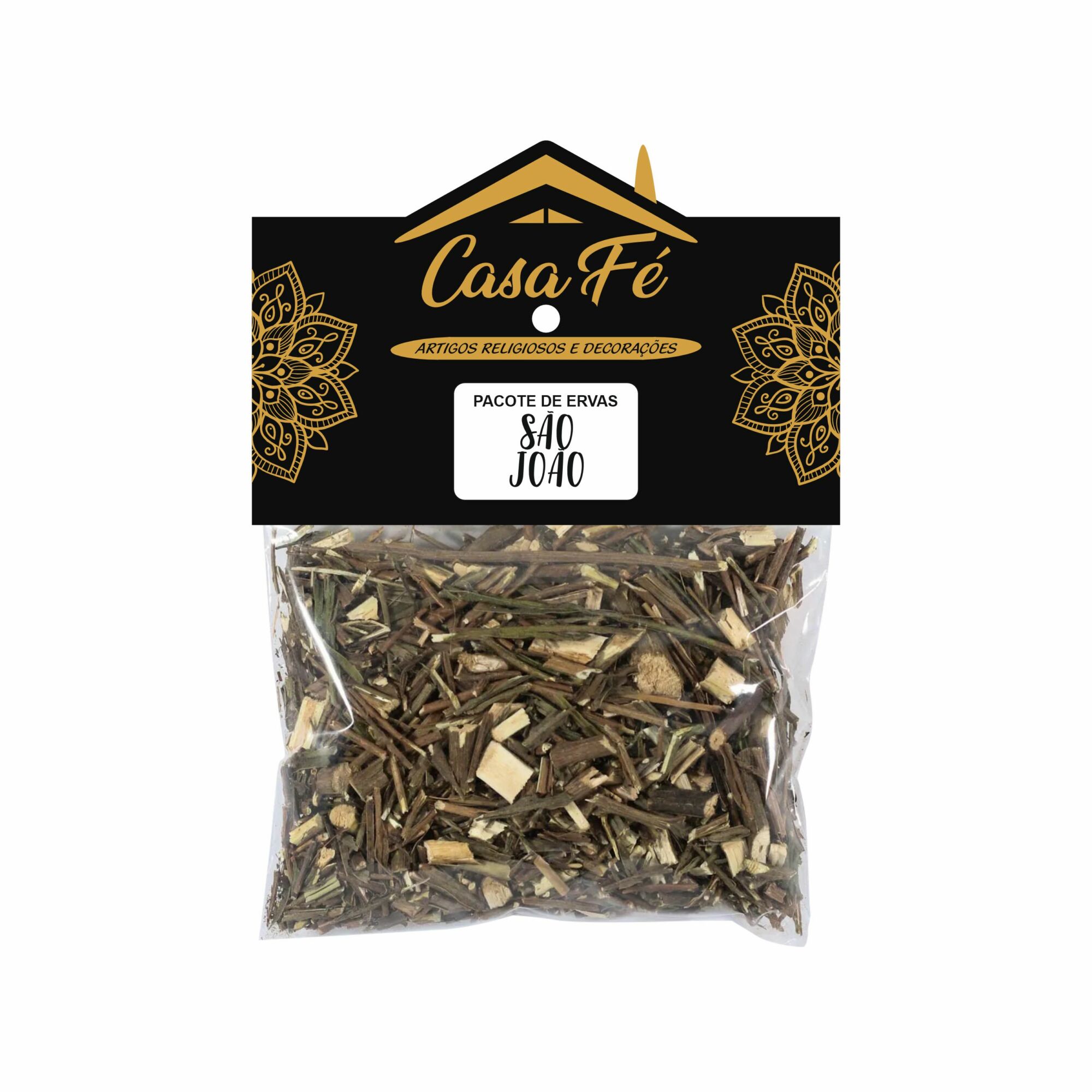 PACOTE DE ERVAS SÃO JOÃO MENTRASTO 7G - CASA FÉ