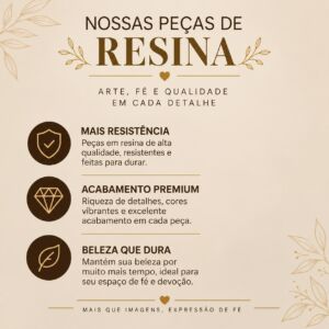 IMAGEM SÃO ROQUE EM RESINA PREMIUM MINIATURA 7CM BRANCA